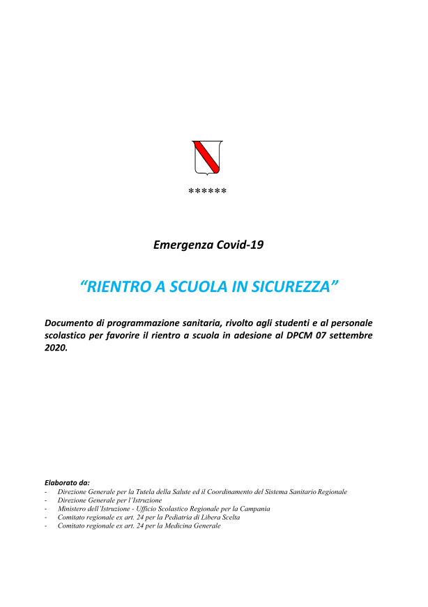 Copertina Scuola in sicurezza
